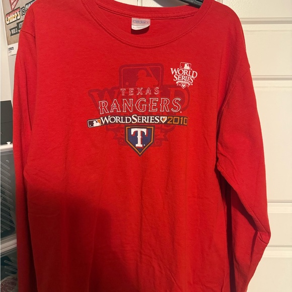 Other - Texas Rangers World Series Red Kids Shirt